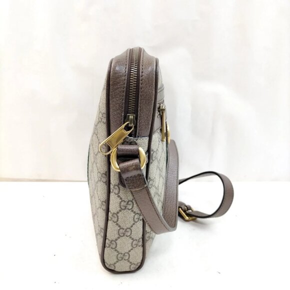 Gucci Shoulder Bag Brown PVC 760-032825 - Picture 4 of 14